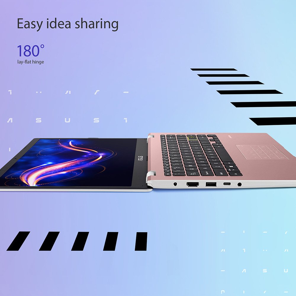 ASUS Vivobook Go 14 E410KA-EB997WS Intel® Celeron® N N4500 Laptop 35.6 cm (14") Full HD 4 GB DDR4-SDRAM 128 GB eMMC Wi-Fi 5 (802.11ac) Windows 11 Home in S mode Pink - Image 9