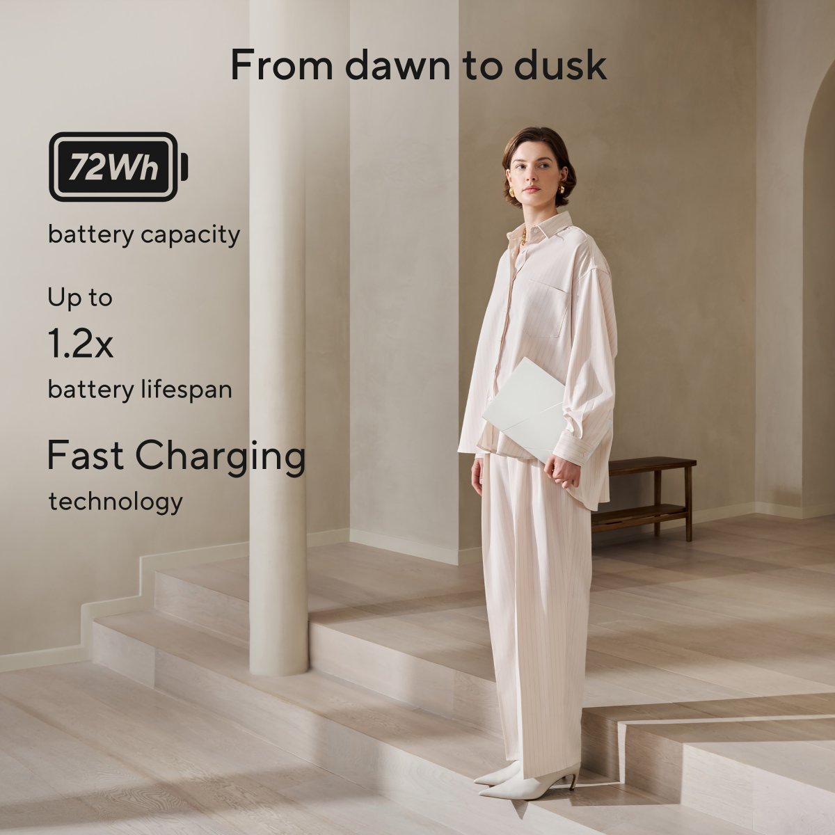 ASUS Zenbook S14 UX5406SA-PZ301W Copilot+ PC Intel Core Ultra 9 288V Laptop 35.6 cm (14") Touchscreen 3K 32 GB LPDDR5x-SDRAM 1 TB SSD Wi-Fi 7 (802.11be) Windows 11 Home White - Image 12