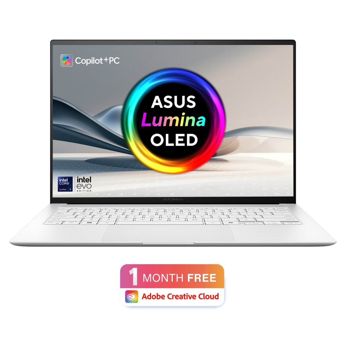 ASUS Zenbook S14 UX5406SA-PZ301W Copilot+ PC Intel Core Ultra 9 288V Laptop 35.6 cm (14") Touchscreen 3K 32 GB LPDDR5x-SDRAM 1 TB SSD Wi-Fi 7 (802.11be) Windows 11 Home White - Image 5