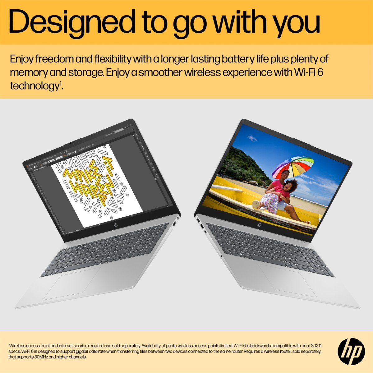 HP 15-fc0049na AMD Ryzen™ 5 7520U Laptop 39.6 cm (15.6") Full HD 16 GB LPDDR5-SDRAM 512 GB SSD Wi-Fi 6 (802.11ax) Windows 11 Home Silver - Image 13