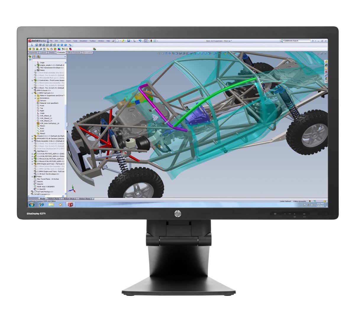 HP EliteDisplay E271i computer monitor 68.6 cm (27") 1920 x 1080 pixels Full HD LED Silver - Image 2