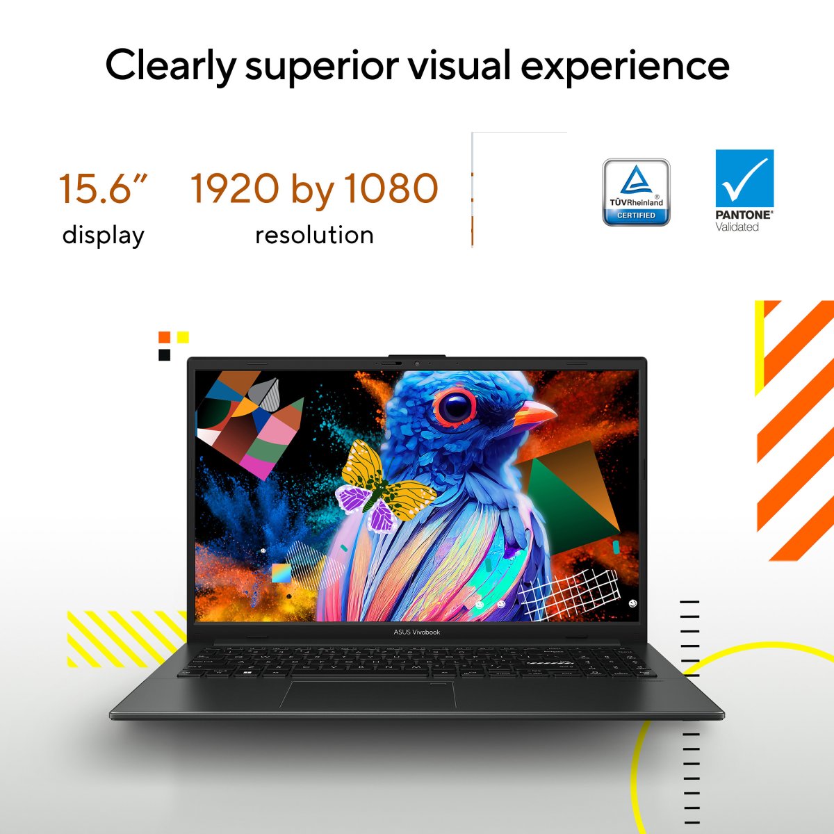 ASUS Vivobook Go 15 E1504FA-BQ2887W AMD Ryzen™ 5 7520U Laptop 39.6 cm (15.6") Full HD 8 GB LPDDR5-SDRAM 512 GB SSD Wi-Fi 6E (802.11ax) Windows 11 Home Silver - Image 9