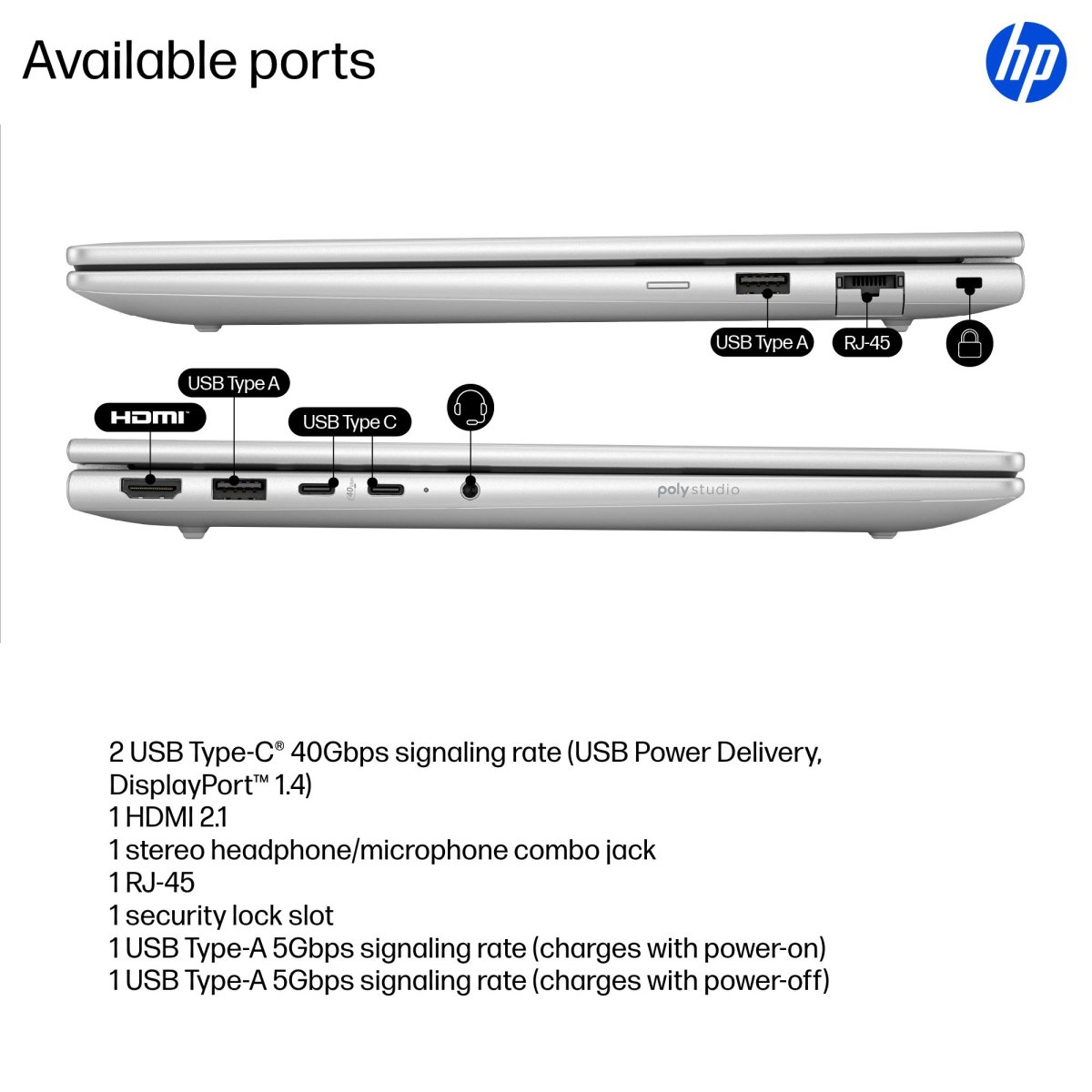 HP ProBook 4 G1q 14-inch WUXGA Snapdragon X X1-26-100 16GB 512GB SSD Windows 11 Pro Copilot+ PC Silver - Image 4