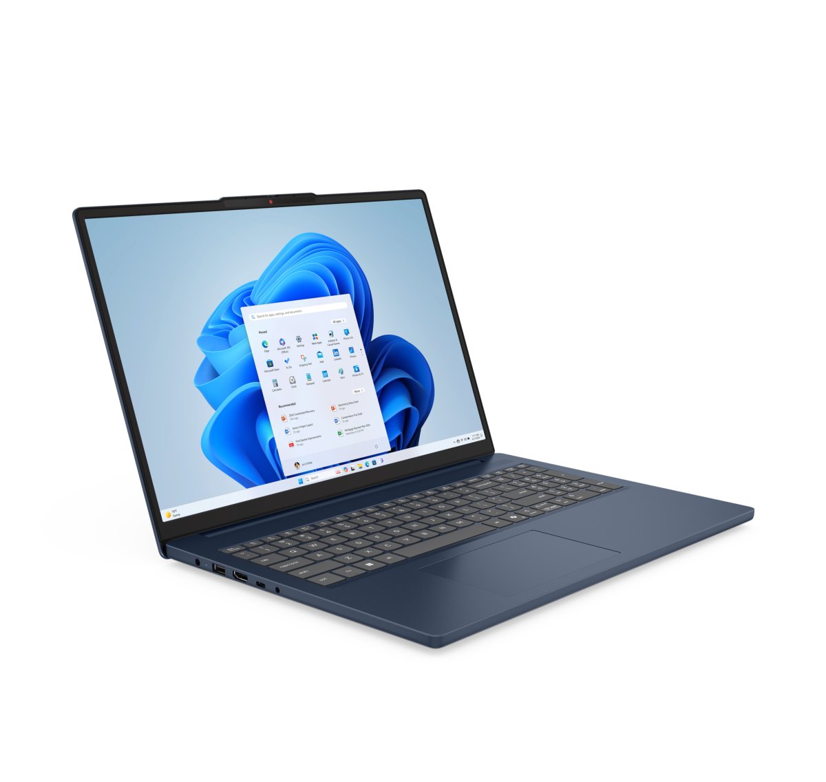 Lenovo IdeaPad Slim 3 16ARP10 AMD Ryzen™ 5 Laptop 40.6 cm (16") WUXGA 16 GB DDR5-SDRAM 512 GB SSD Wi-Fi 7 (802.11be) Windows 11 Home in S mode English Blue - Image 3