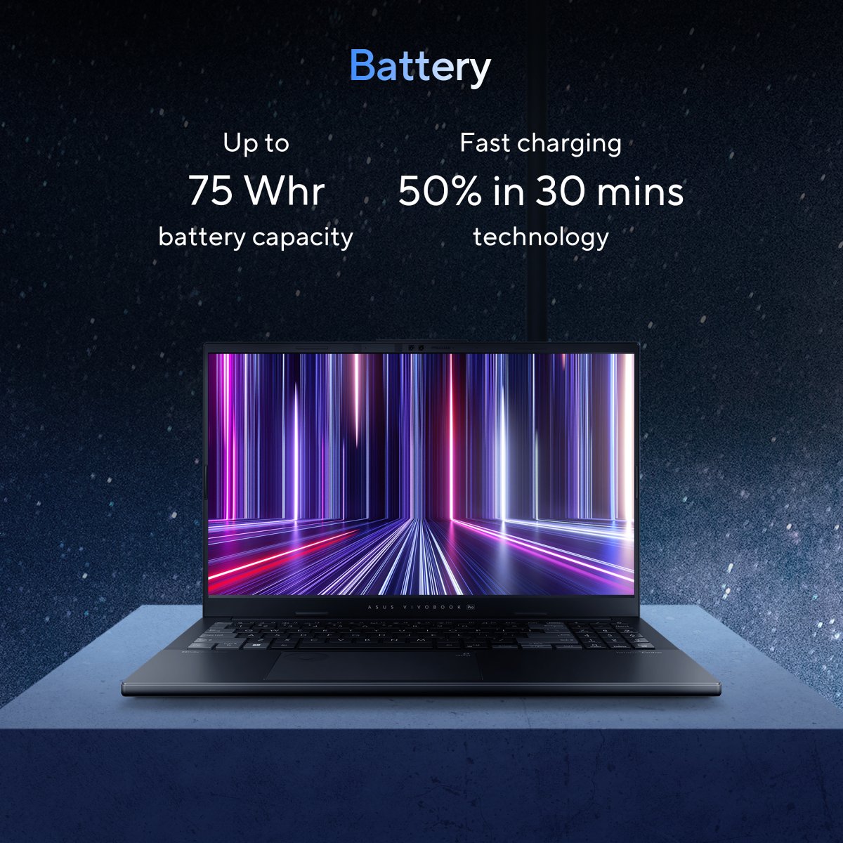 ASUS Vivobook Pro 15 OLED N6506MV-MA026W Intel Core Ultra 9 185H Laptop 39.6 cm (15.6") 3K 16 GB DDR5-SDRAM 1 TB SSD NVIDIA GeForce RTX 4060 Wi-Fi 6E (802.11ax) Windows 11 Home Grey - Image 7