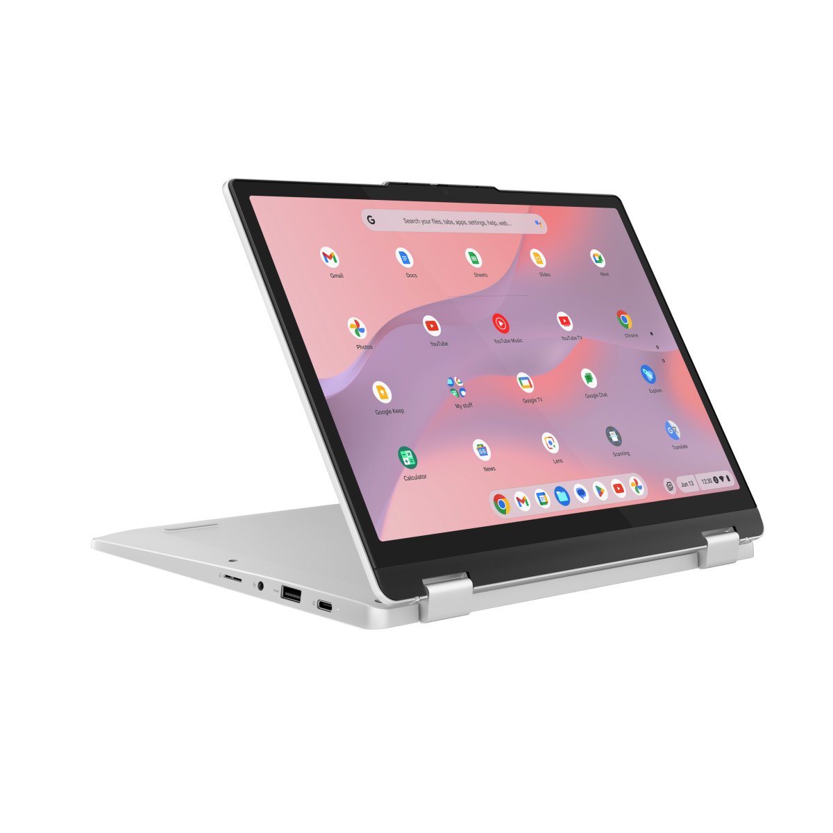Lenovo IdeaPad Flex 3 Chrome 12IAN8 Intel® N N100 Chromebook 31 cm (12.2") Touchscreen WUXGA 8 GB LPDDR5-SDRAM 128 GB eMMC Wi-Fi 6E (802.11ax) ChromeOS UK English Grey - Image 12