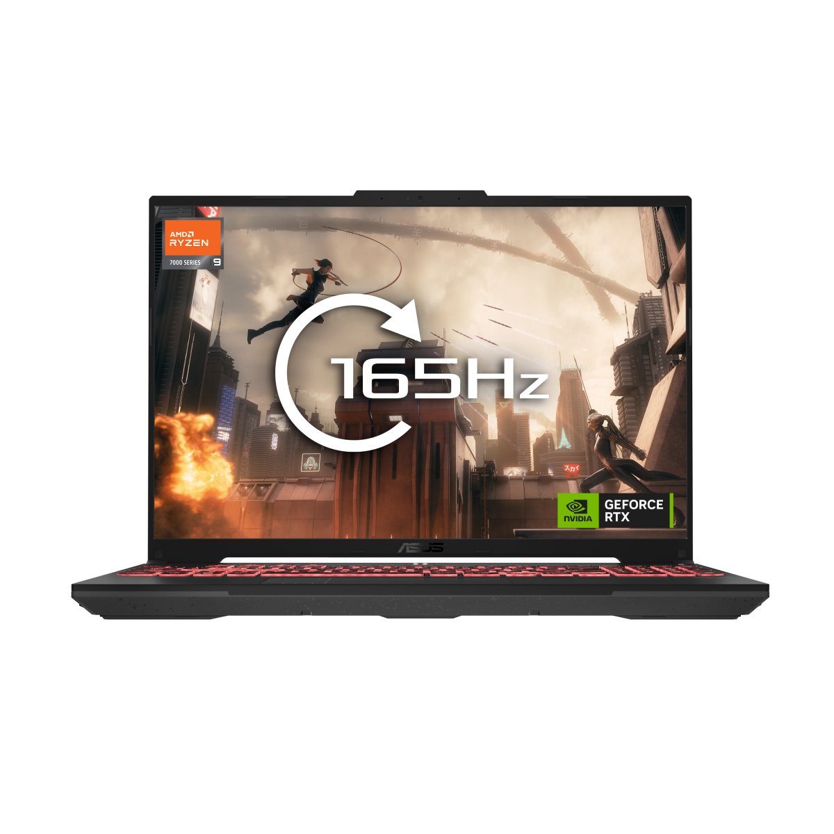 ASUS TUF Gaming A16 FA607PV-N3034W AMD Ryzen™ 9 7845HX Laptop 40.6 cm (16") WUXGA 16 GB DDR5-SDRAM 1 TB SSD NVIDIA GeForce RTX 4060 Wi-Fi 6 (802.11ax) Windows 11 Home Grey - Image 9