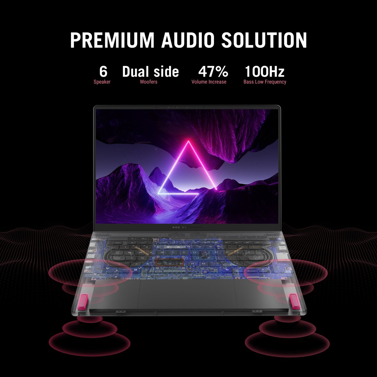 ASUS ROG Zephyrus G16 GA605WI-QR063W Copilot+ PC AMD Ryzen AI 9 HX 370 Laptop 40.6 cm (16") WQXGA 32 GB LPDDR5x-SDRAM 1 TB SSD NVIDIA GeForce RTX 4070 Wi-Fi 7 (802.11be) Windows 11 Home Black, Grey - Image 33