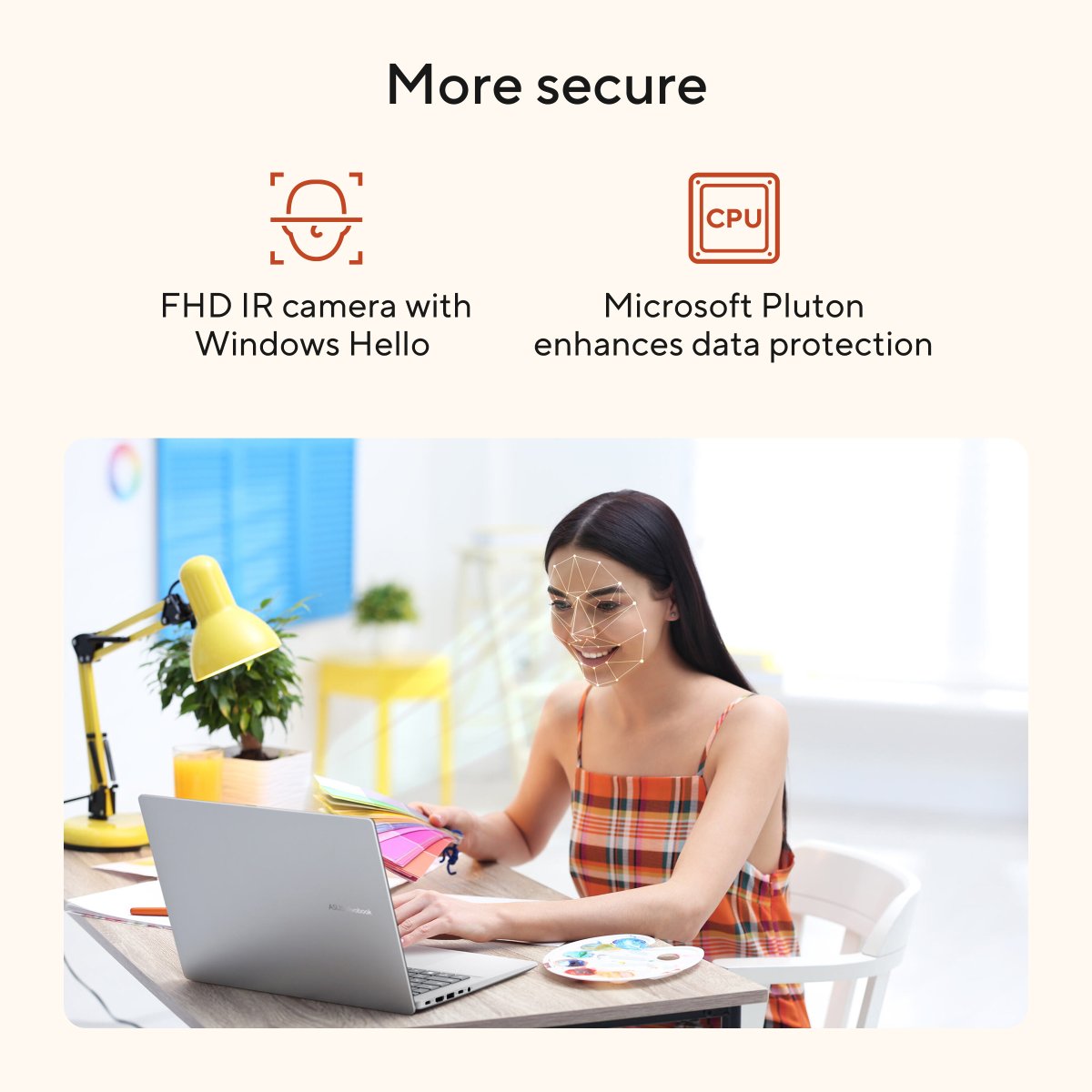 ASUS Vivobook 16 M1607KA-MB148W Copilot+ PC AMD Ryzen™ AI 5 340 Laptop 40.6 cm (16") WUXGA 16 GB DDR5-SDRAM 512 GB SSD Wi-Fi 6 (802.11ax) Windows 11 Home Blue - Image 18