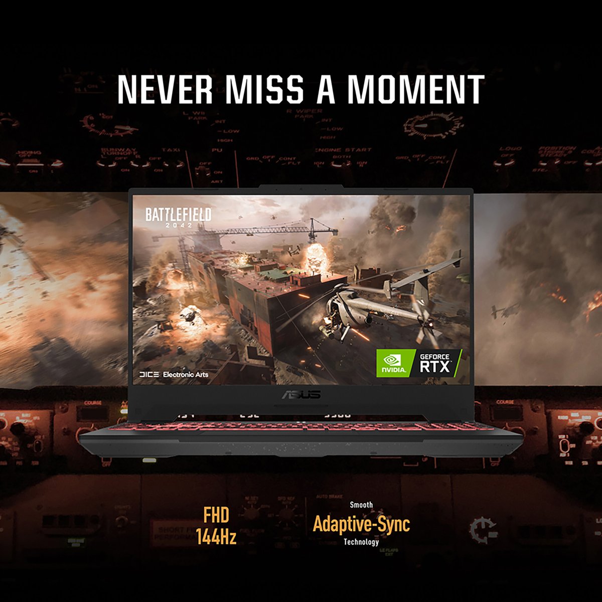 ASUS TUF Gaming A15 FA507NU-LP101W AMD Ryzen™ 5 7535HS Laptop 39.6 cm (15.6") Full HD 16 GB DDR5-SDRAM 512 GB SSD NVIDIA GeForce RTX 4050 Wi-Fi 6 (802.11ax) Windows 11 Home Grey - Image 8