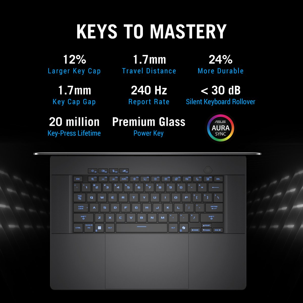 ASUS ROG Zephyrus G16 GU605CW-QR087W Intel Core Ultra 9 285H Laptop 40.6 cm (16") WQXGA 32 GB LPDDR5x-SDRAM 2 TB SSD NVIDIA GeForce RTX 5080 Wi-Fi 7 (802.11be) Windows 11 Home Grey - Image 22