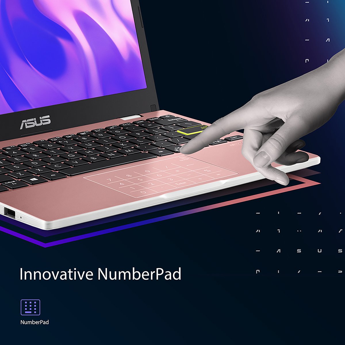 ASUS E210MA-GJ325WS Intel® Celeron® N N4020 Laptop 29.5 cm (11.6") HD 4 GB DDR4-SDRAM 64 GB eMMC Wi-Fi 5 (802.11ac) Windows 11 Home in S mode Pink - Image 7