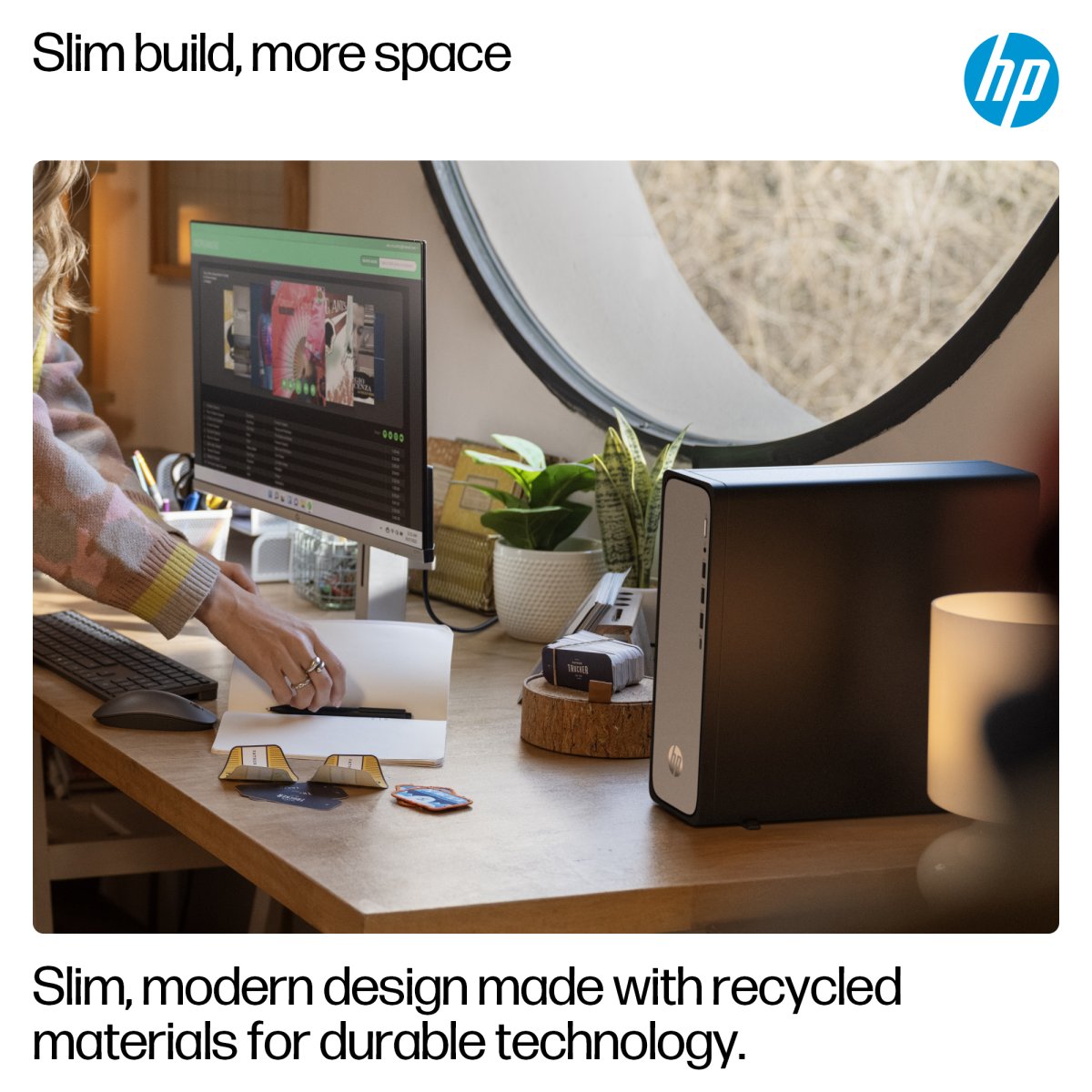 HP OmniDesk Slim S03-0009na Intel® Core™ i5 i5-14400 8 GB DDR5-SDRAM 512 GB SSD Windows 11 Home Tower PC Silver - Image 8