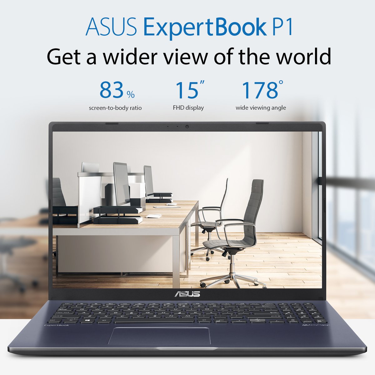 ASUS ExpertBook P1 P1503CV-i582X Intel® Core™ i5 i5-13420H Laptop 39.6 cm (15.6") Full HD 8 GB DDR5-SDRAM 256 GB SSD Wi-Fi 6 (802.11ax) Windows 11 Pro Grey - Image 21