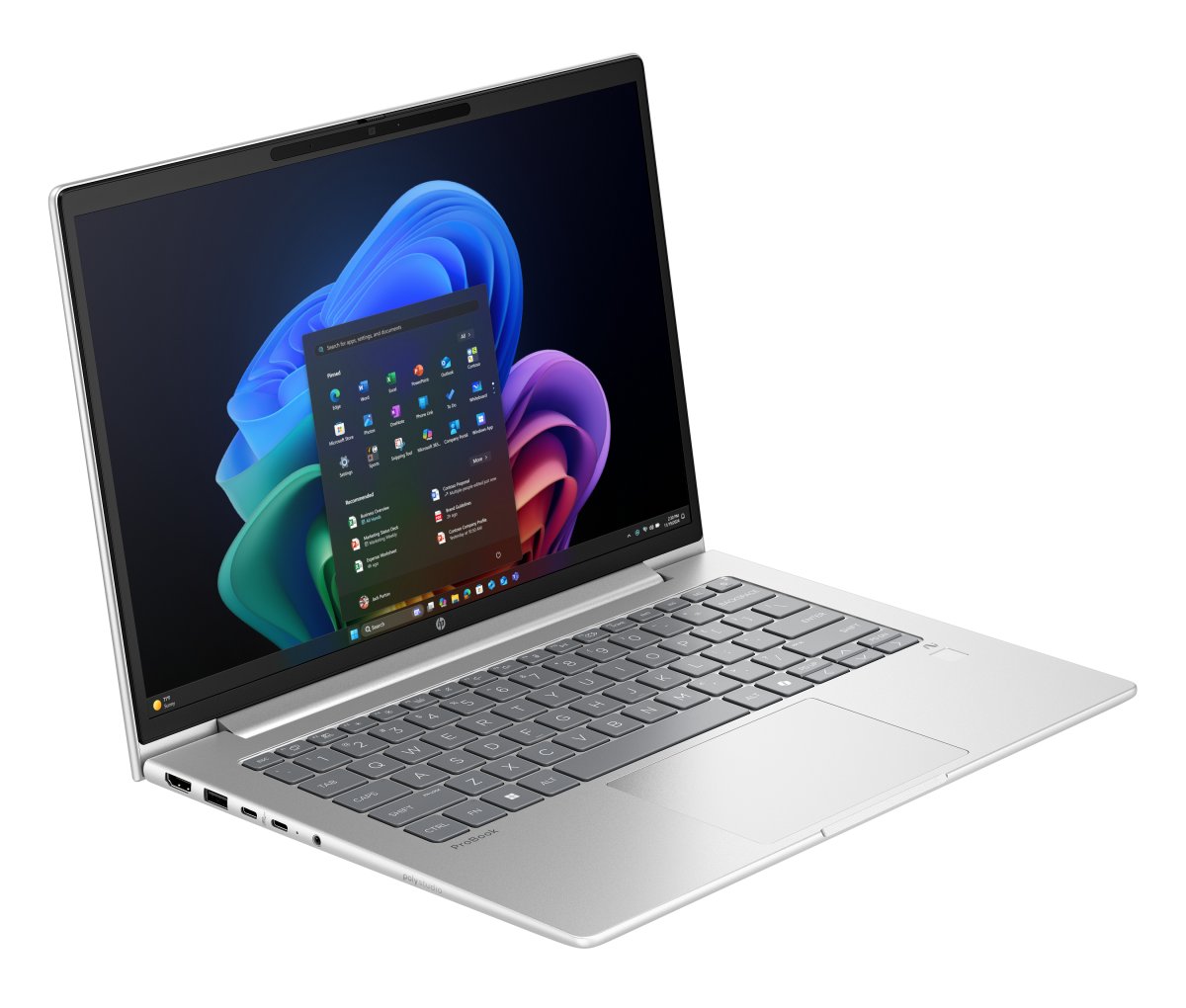 HP ProBook 4 G1q 14-inch WUXGA Snapdragon X X1-26-100 16GB 512GB SSD Windows 11 Pro Copilot+ PC Silver - Image 2