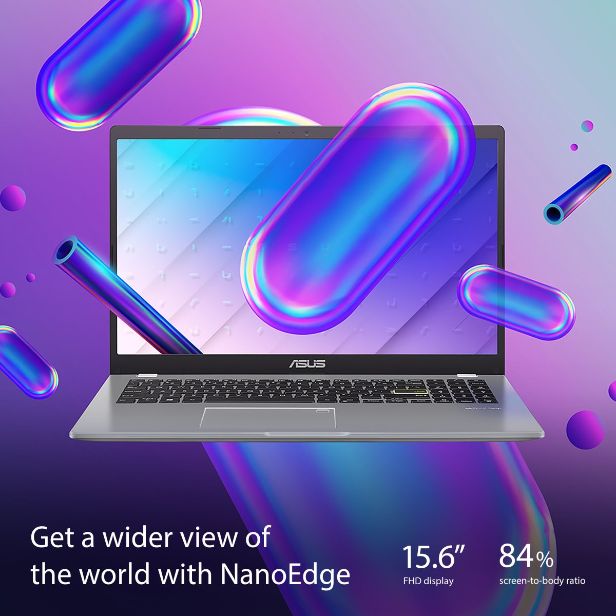 ASUS Vivobook Go 15 E510KA-EJ618WS Intel® Pentium® Silver N6000 Laptop 39.6 cm (15.6") Full HD 4 GB DDR4-SDRAM 128 GB eMMC Wi-Fi 5 (802.11ac) Windows 11 Home in S mode Black - Image 9