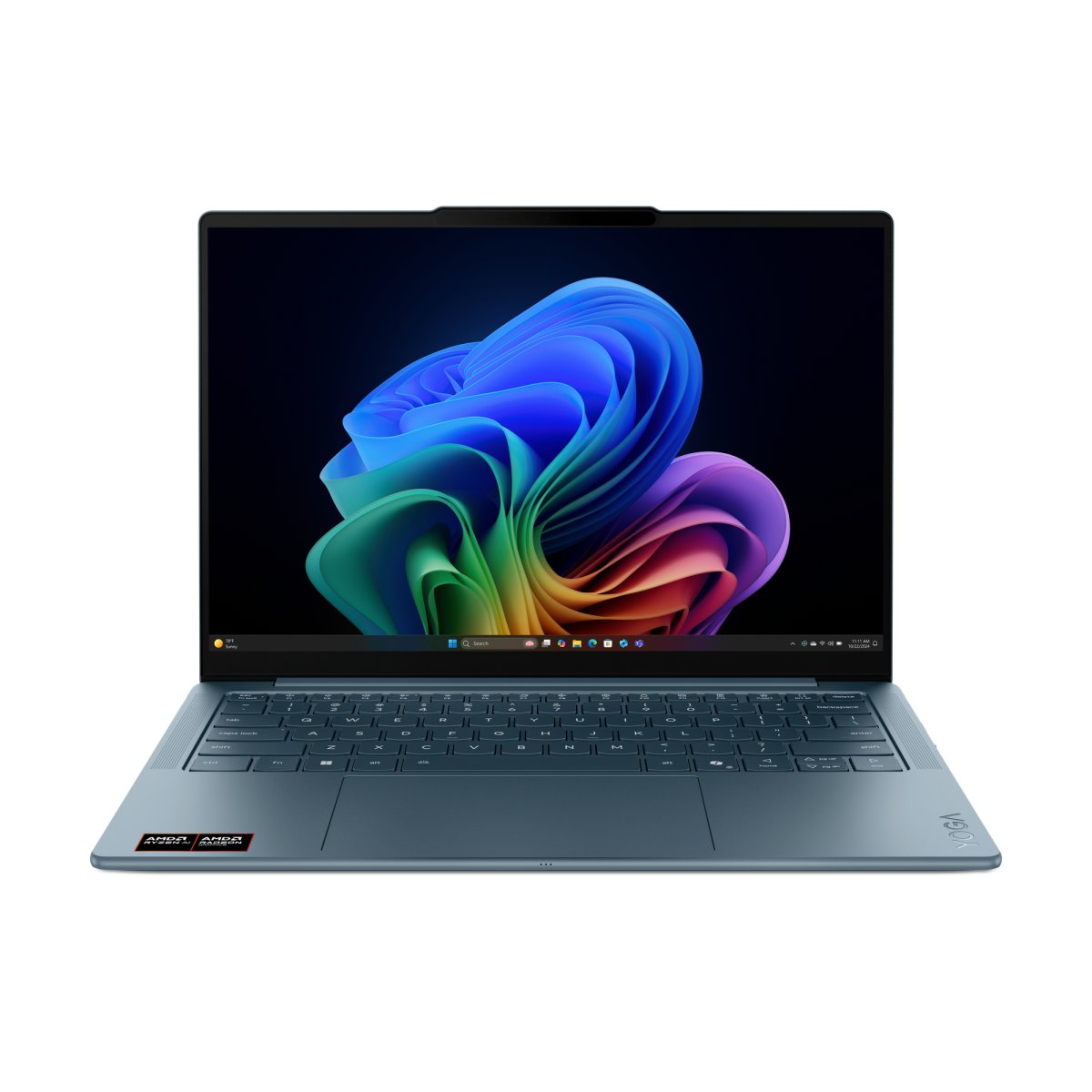 Lenovo Yoga Slim 7 14AKP10 Copilot+ PC AMD Ryzen™ AI 5 340 Laptop 35.6 cm (14") WUXGA 16 GB LPDDR5-SDRAM 512 GB SSD Wi-Fi 7 (802.11be) Windows 11 Home English Teal