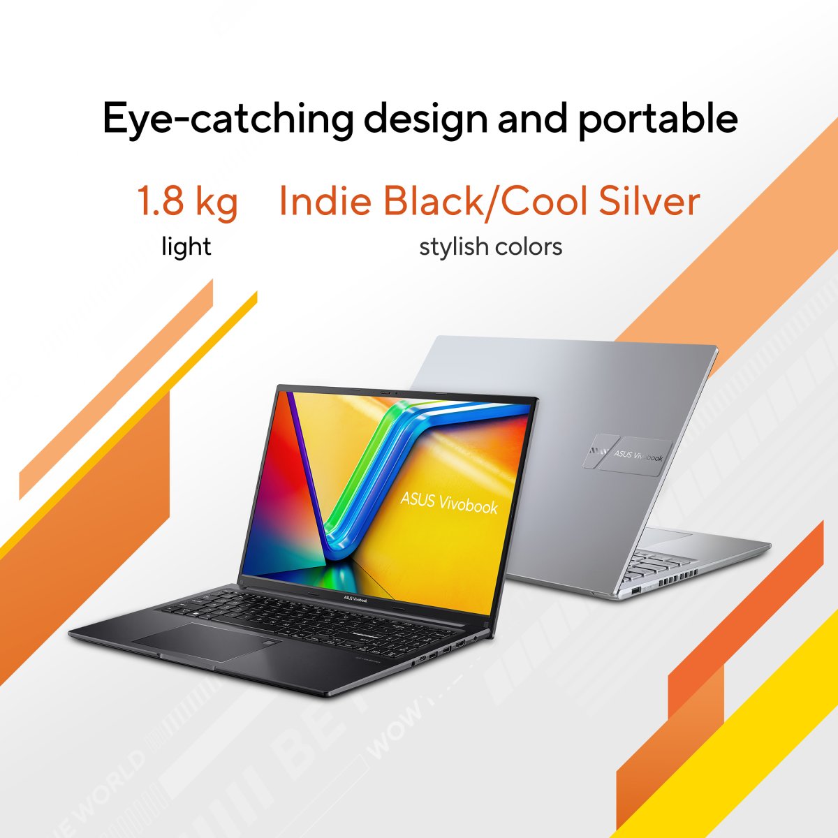 ASUS Vivobook 16 M1605YA-MB189W AMD Ryzen™ 5 5625U Laptop 40.6 cm (16") WUXGA 8 GB DDR4-SDRAM 512 GB SSD Wi-Fi 6E (802.11ax) Windows 11 Home Silver - Image 12
