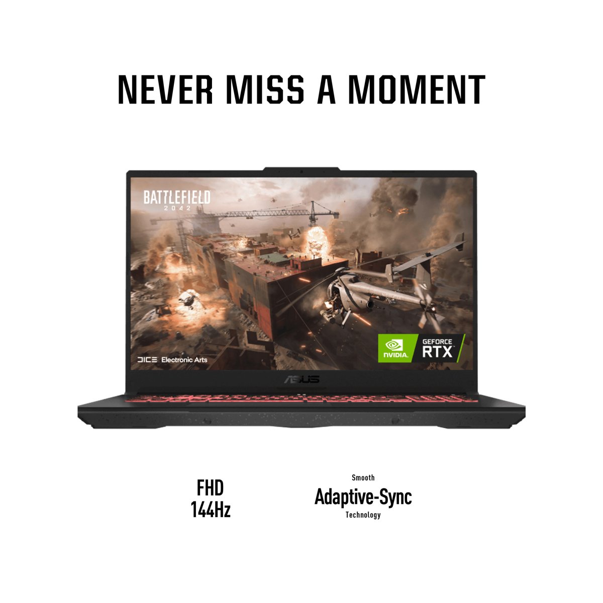 ASUS TUF Gaming A17 FA707XI-HX021W AMD Ryzen™ 9 7940HS Laptop 43.9 cm (17.3") Full HD 16 GB DDR5-SDRAM 512 GB SSD NVIDIA GeForce RTX 4070 Wi-Fi 6 (802.11ax) Windows 11 Home Black, Grey - Image 3