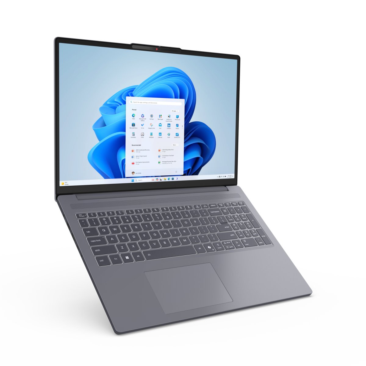 Lenovo IdeaPad Slim 3 16ARP10 AMD Ryzen™ 7 Laptop 40.6 cm (16") WUXGA 8 GB DDR5-SDRAM 256 GB SSD Wi-Fi 7 (802.11be) Windows 11 Home in S mode English Grey - Image 3