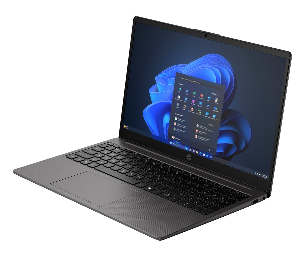 HP 255R G10 15.6-inch FHD Ryzen 5 7535U 8GB 256GB SSD Windows 11 Home Silver - Image 4
