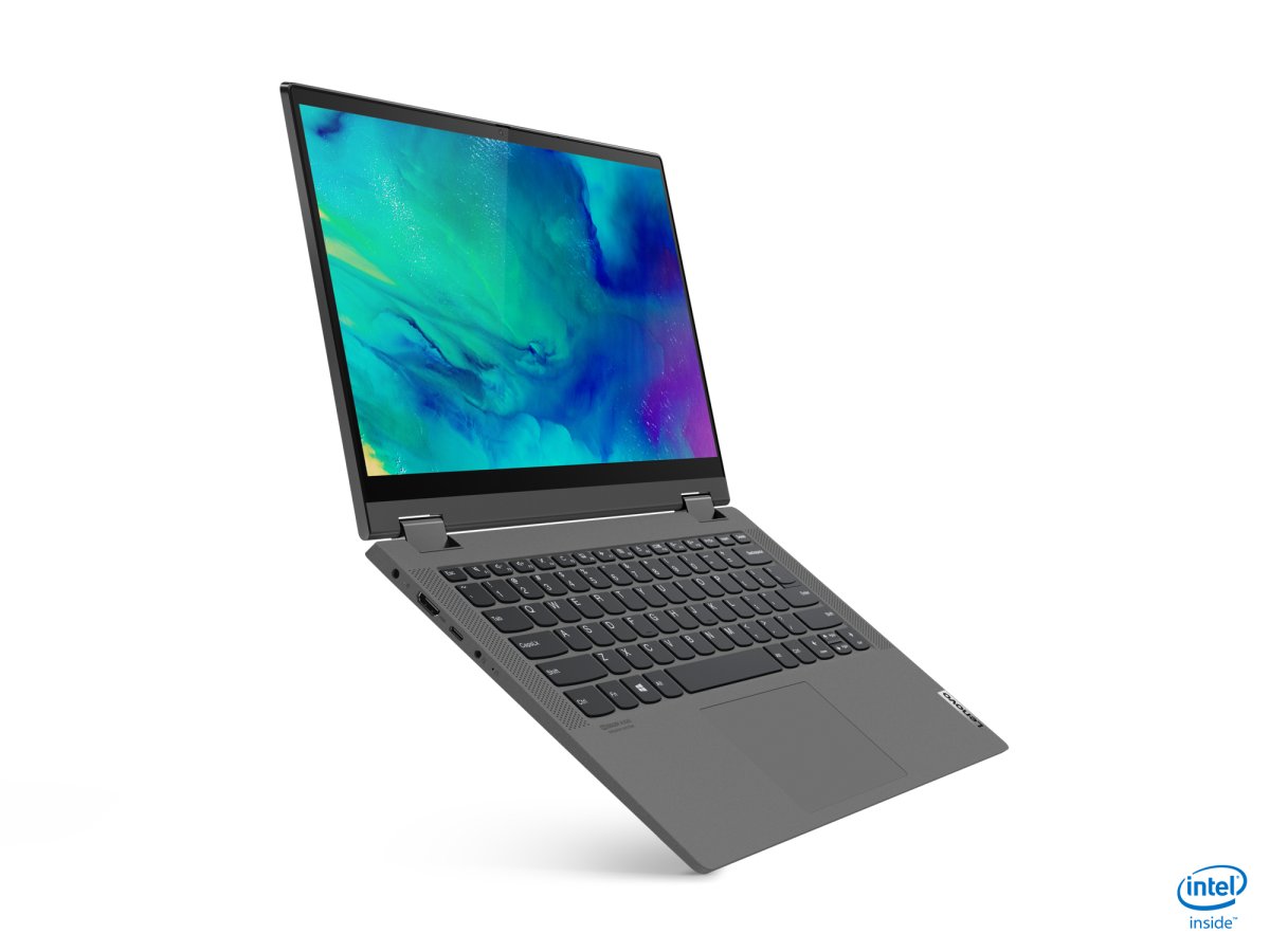 Lenovo IdeaPad Flex 5 15IIL05 Intel® Core™ i3 i3-1005G1 Hybrid (2-in-1) 39.6 cm (15.6") Touchscreen Full HD 4 GB DDR4-SDRAM 128 GB SSD Wi-Fi 6 (802.11ax) Windows 10 Home in S mode Graphite, Grey - Image 2