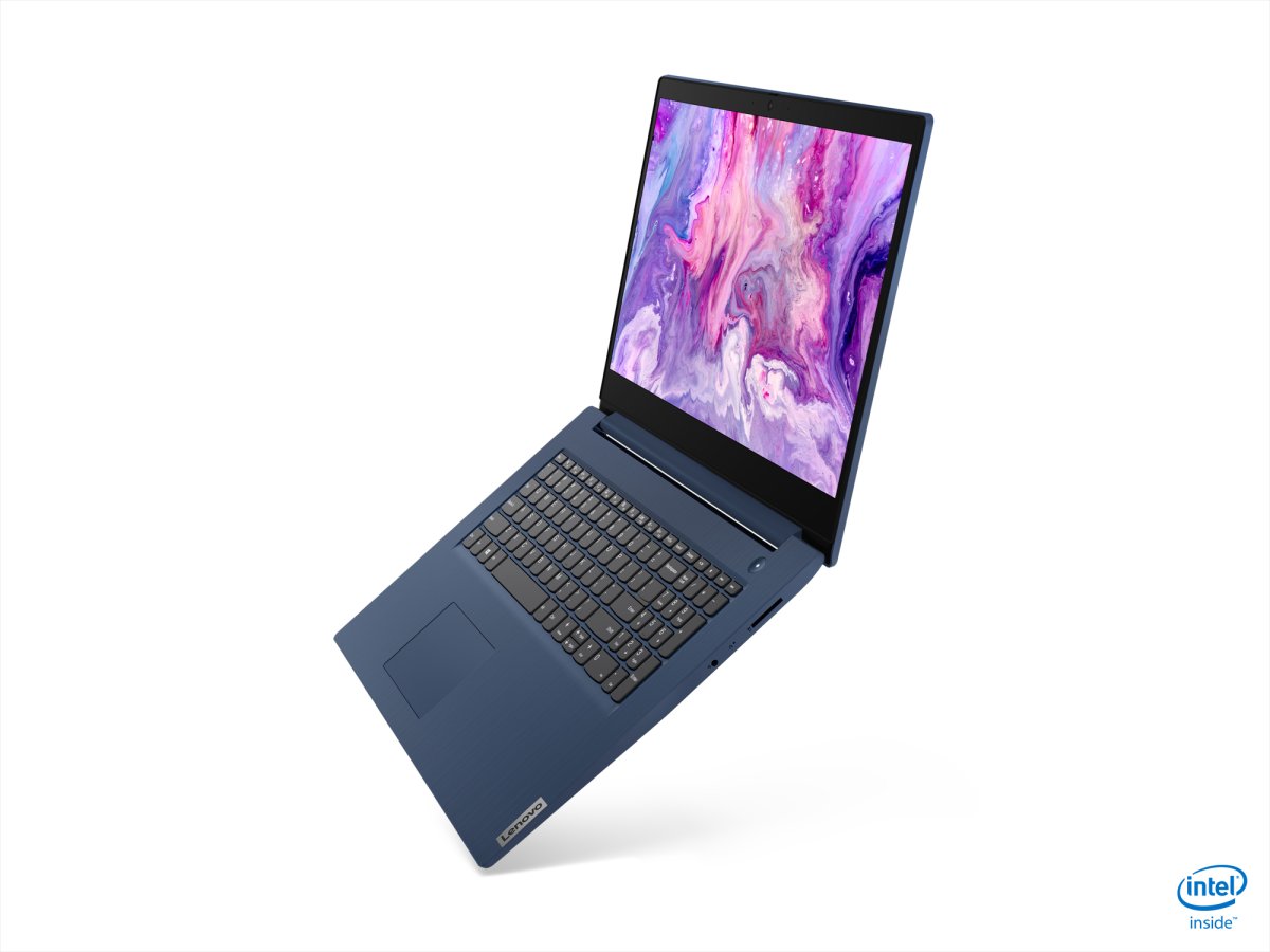 Lenovo IdeaPad 3 17IIL05 Intel® Core™ i3 i3-1005G1 Laptop 43.9 cm (17.3") Full HD 8 GB DDR4-SDRAM 256 GB SSD Wi-Fi 6 (802.11ax) Windows 10 Home in S mode Blue