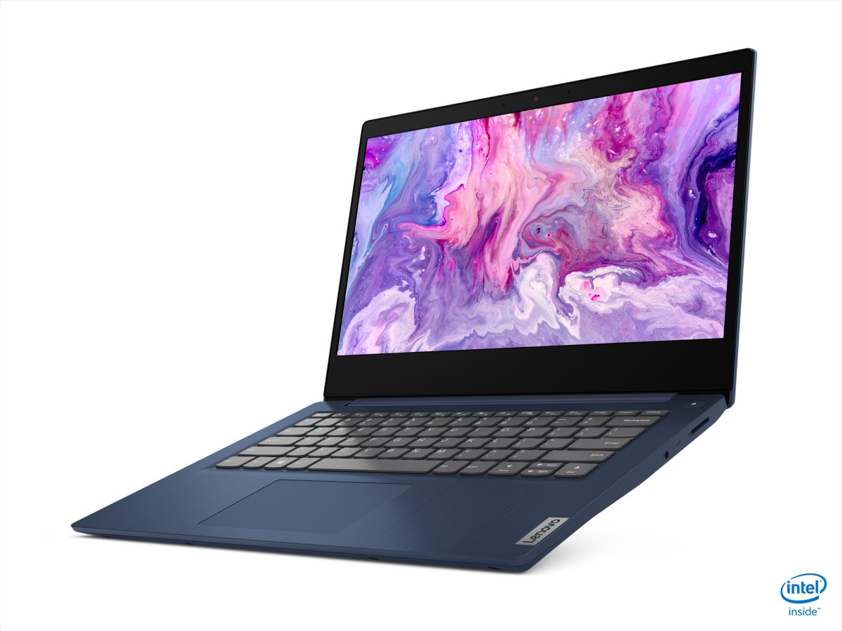 Lenovo IdeaPad 3 14IIL05 Intel® Core™ i5 i5-1035G1 Laptop 35.6 cm (14") Full HD 8 GB DDR4-SDRAM 512 GB SSD Wi-Fi 6 (802.11ax) Windows 10 Home in S mode Blue