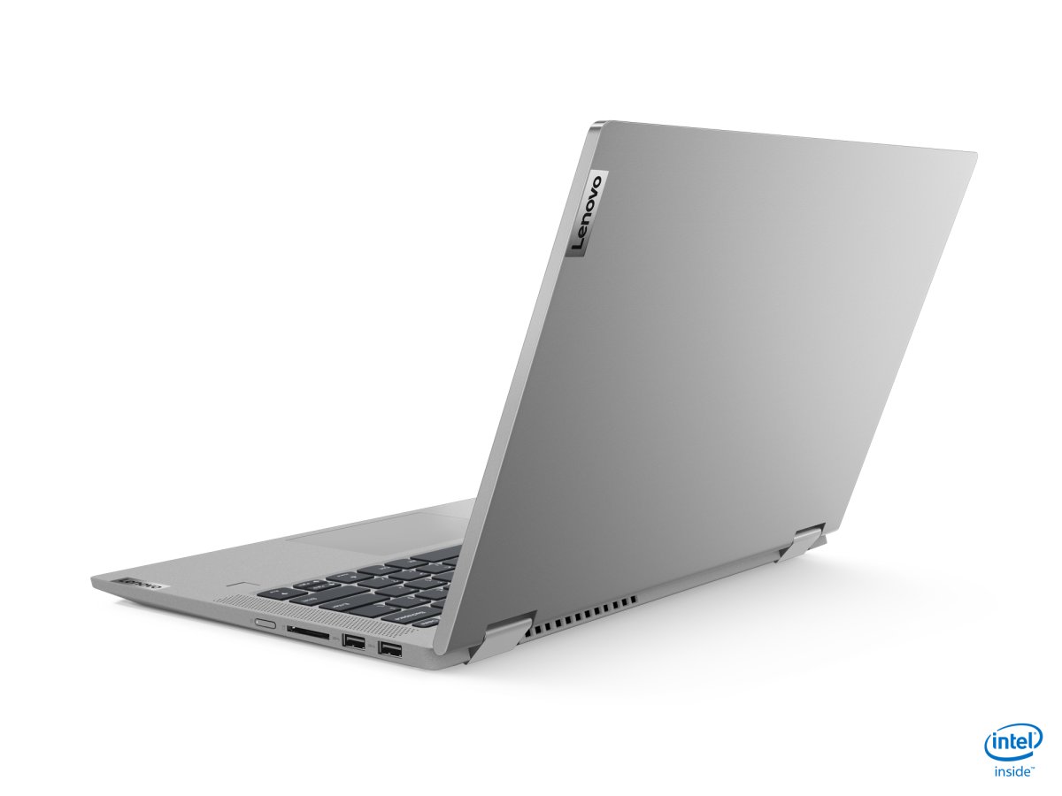 Lenovo IdeaPad Flex 5 14IIL05 Intel® Core™ i5 i5-1035G1 Hybrid (2-in-1) 35.6 cm (14") Touchscreen Full HD 8 GB DDR4-SDRAM 256 GB SSD Wi-Fi 6 (802.11ax) Windows 10 Home in S mode Grey, Platinum - Image 3