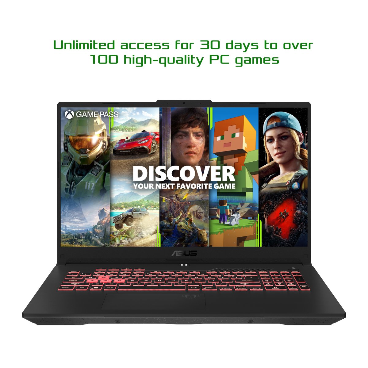 ASUS TUF Gaming A17 FA707XI-HX021W AMD Ryzen™ 9 7940HS Laptop 43.9 cm (17.3") Full HD 16 GB DDR5-SDRAM 512 GB SSD NVIDIA GeForce RTX 4070 Wi-Fi 6 (802.11ax) Windows 11 Home Black, Grey - Image 2