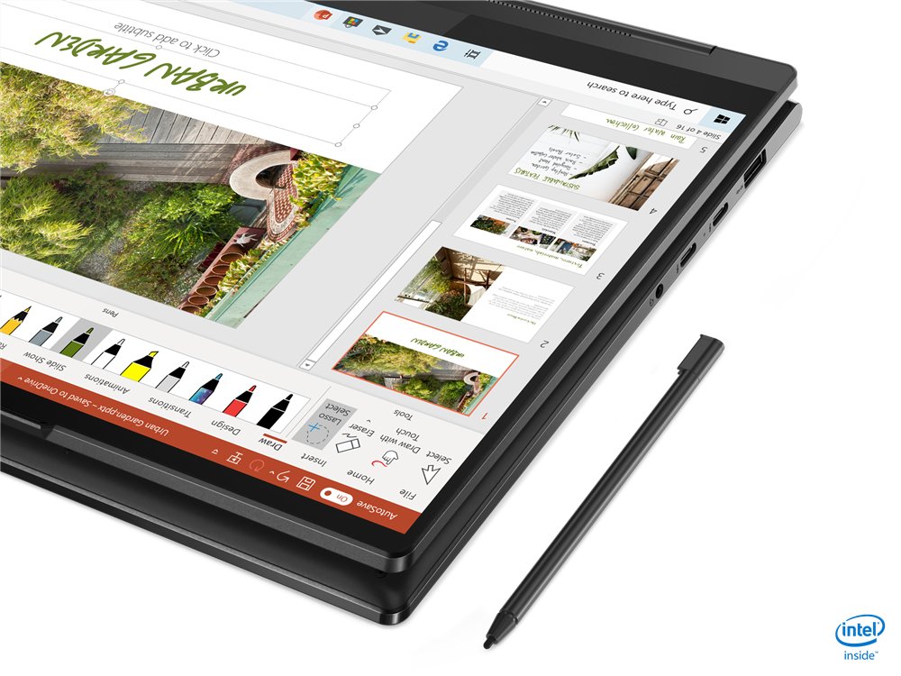 Lenovo Yoga Slim 9 14ITL5 Intel® Core™ i7 i7-1165G7 Laptop 35.6 cm (14") Touchscreen 4K Ultra HD 16 GB LPDDR4x-SDRAM 1 TB SSD Wi-Fi 6 (802.11ax) Windows 10 Home English Black - Image 7