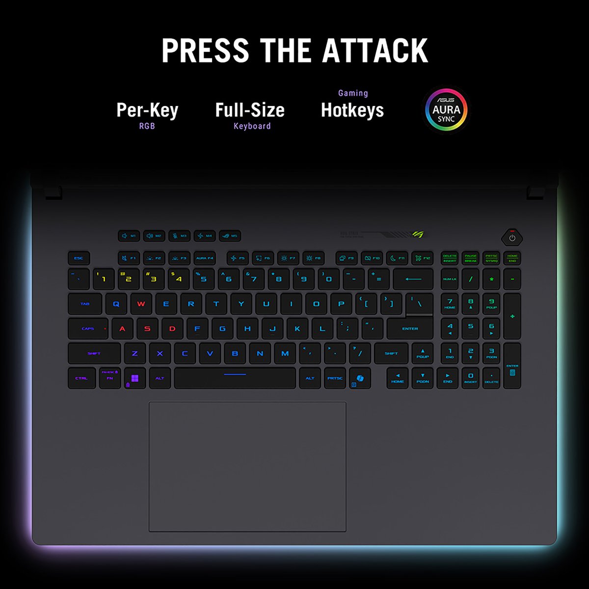 ASUS ROG Strix G16 G615LR-S5191W Intel Core Ultra 9 275HX Laptop 40.6 cm (16") 2.5K 32 GB DDR5-SDRAM 2 TB SSD NVIDIA GeForce RTX 5070 Ti Wi-Fi 7 (802.11be) Windows 11 Home Grey - Image 18