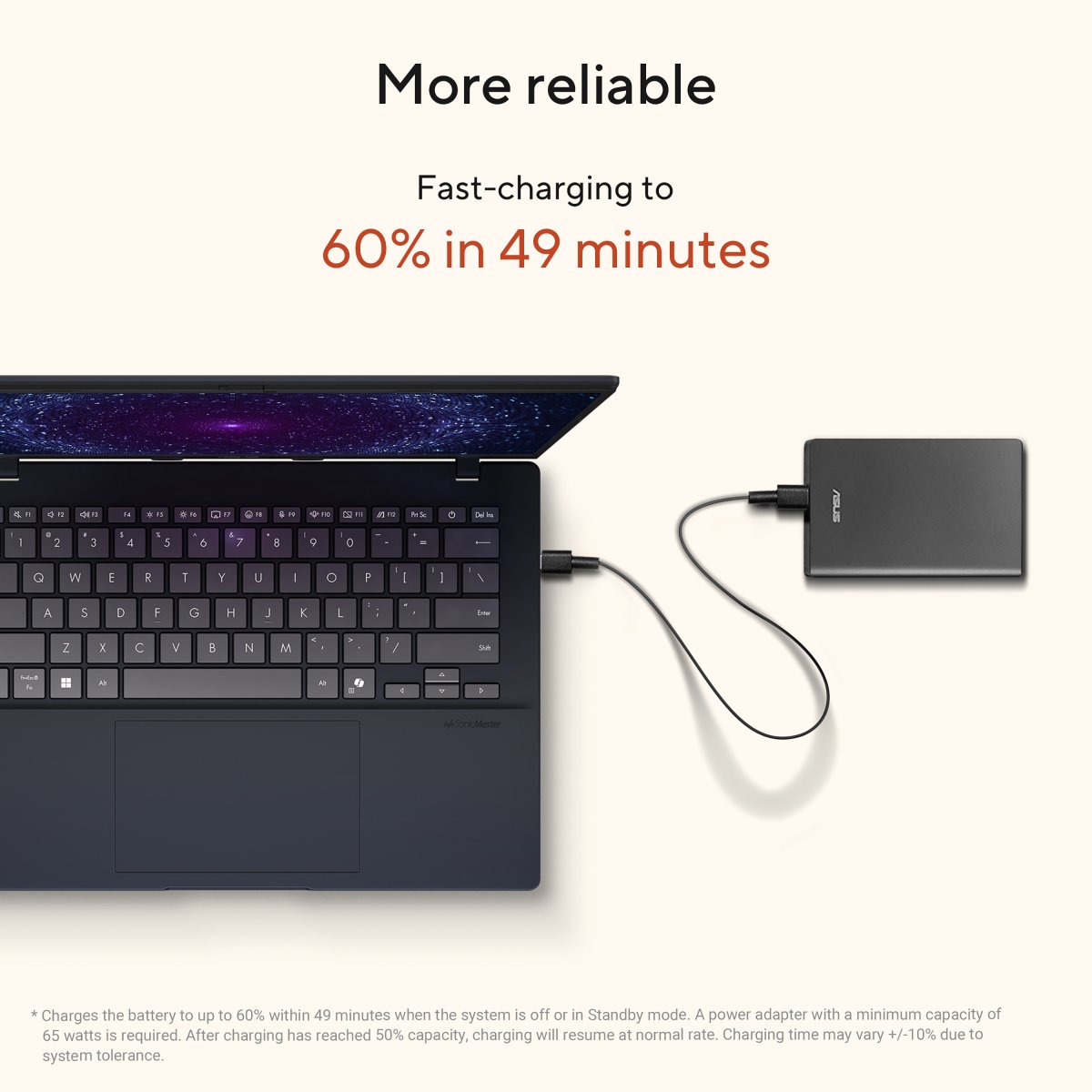 ASUS Vivobook 14 M1407KA-LY015W Copilot+ PC AMD Ryzen™ AI 7 350 Laptop 35.6 cm (14") WUXGA 16 GB DDR5-SDRAM 1 TB SSD Wi-Fi 6 (802.11ax) Windows 11 Home Silver - Image 13