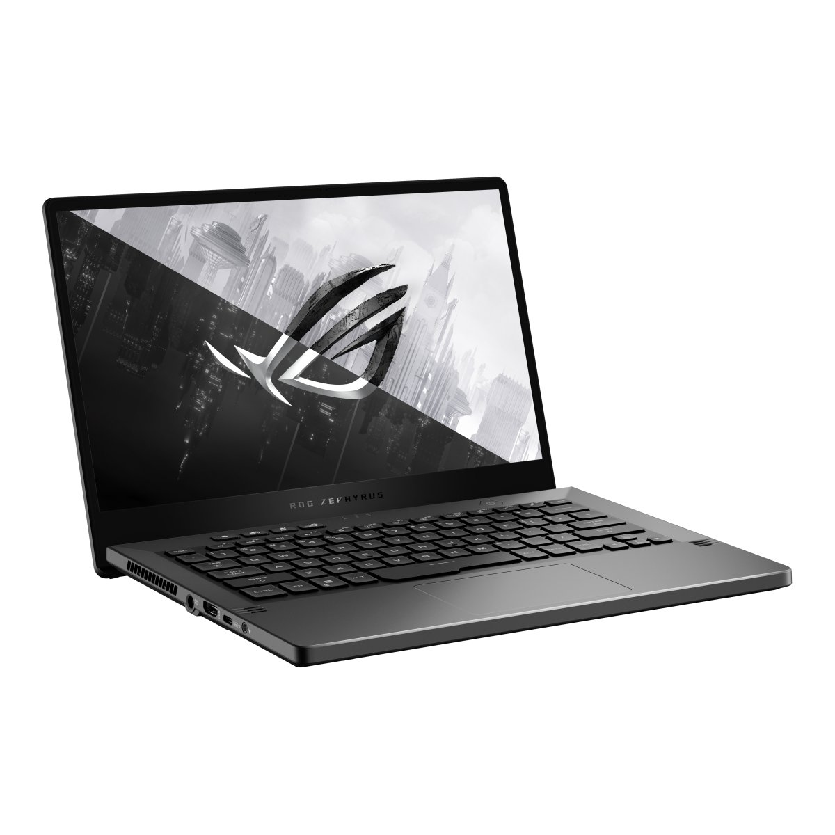 ASUS GA401QE-K2002T laptop AMD Ryzen™ 9 5900HS 35.6 cm (14") Wide Quad HD 16 GB DDR4-SDRAM 1 TB SSD NVIDIA GeForce RTX 3050 Ti Wi-Fi 6 (802.11ax) Windows 10 Home Black, Grey - Image 2