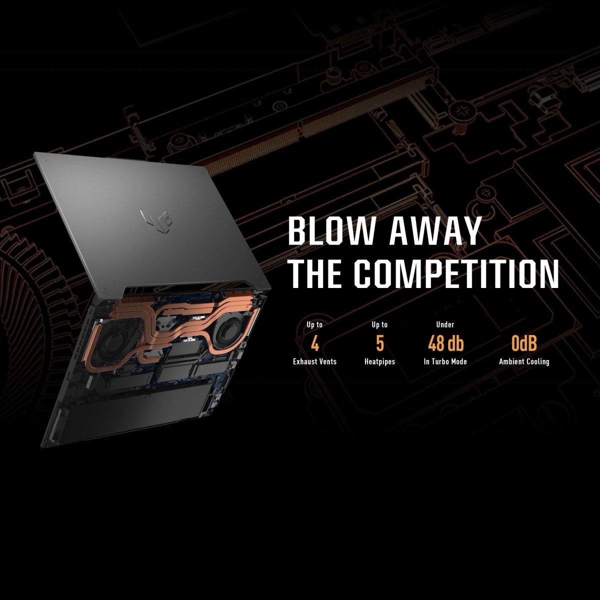 ASUS TUF Gaming A15 FA507RM-HQ019W AMD Ryzen™ 7 6800H Laptop 39.6 cm (15.6") Wide Quad HD 16 GB DDR5-SDRAM 1 TB SSD NVIDIA GeForce RTX 3060 Wi-Fi 6 (802.11ax) Windows 11 Home Grey - Image 13