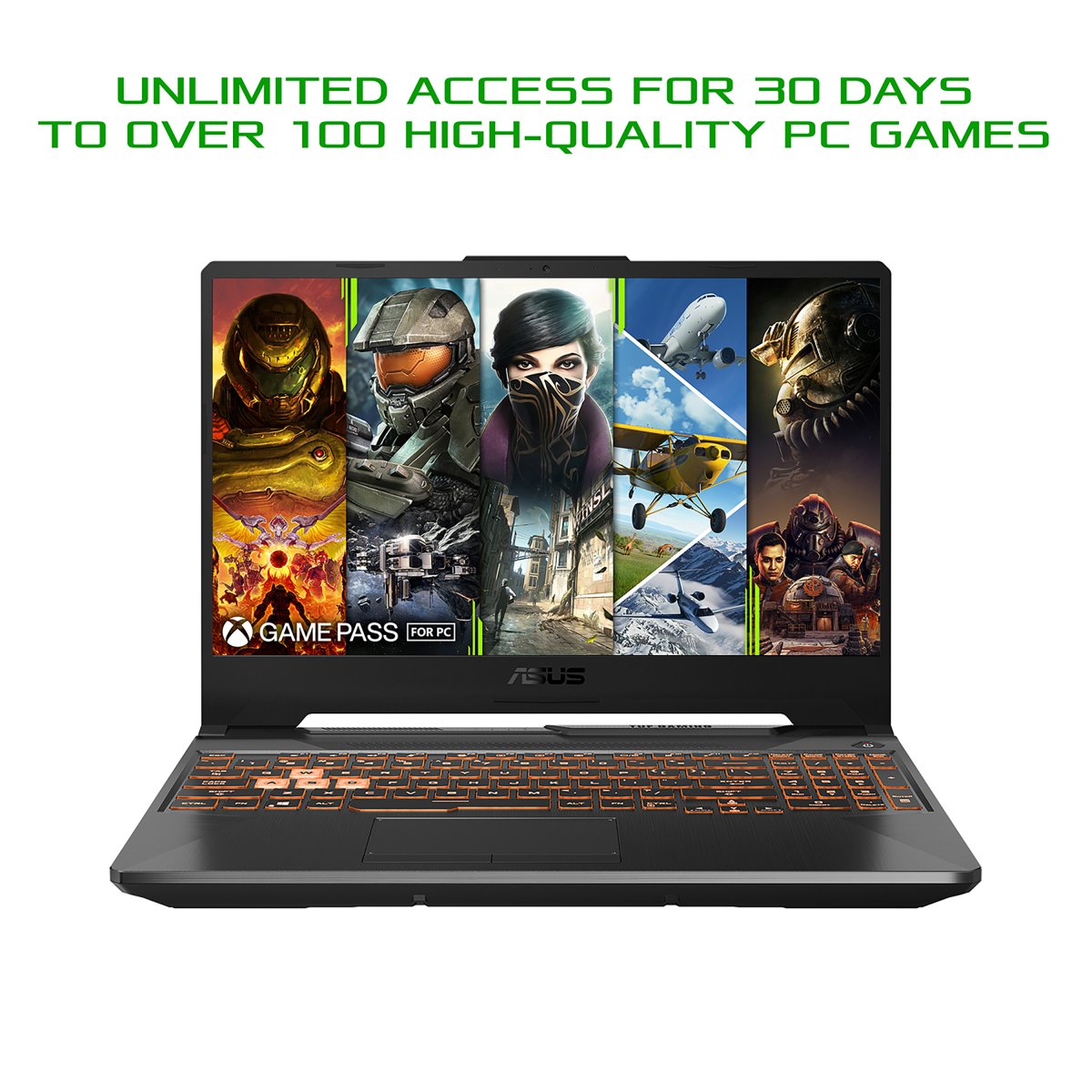 ASUS TUF Gaming F15 FX506LH-HN082W Intel® Core™ i5 i5-10300H Laptop 39.6 cm (15.6") Full HD 8 GB DDR4-SDRAM 512 GB SSD NVIDIA® GeForce® GTX 1650 Wi-Fi 6 (802.11ax) Windows 11 Home Black - Image 10