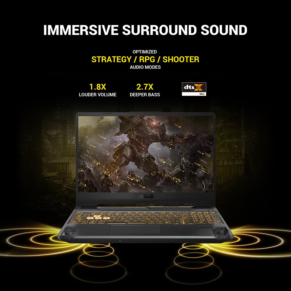 ASUS TUF Gaming F15 FX506LH-HN082W Intel® Core™ i5 i5-10300H Laptop 39.6 cm (15.6") Full HD 8 GB DDR4-SDRAM 512 GB SSD NVIDIA® GeForce® GTX 1650 Wi-Fi 6 (802.11ax) Windows 11 Home Black - Image 14