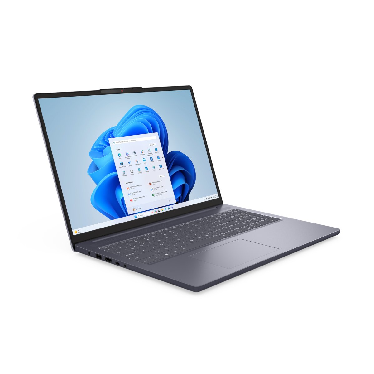 Lenovo IdeaPad Slim 3 16ARP10 AMD Ryzen™ 7 Laptop 40.6 cm (16") WUXGA 8 GB DDR5-SDRAM 256 GB SSD Wi-Fi 7 (802.11be) Windows 11 Home in S mode English Grey - Image 7