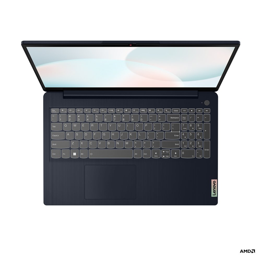 Lenovo IdeaPad 3 15ABA7 AMD Ryzen™ 5 5625U Laptop 39.6 cm (15.6") Full HD 8 GB DDR4-SDRAM 256 GB SSD Wi-Fi 6 (802.11ax) Windows 11 Home in S mode UK English Blue