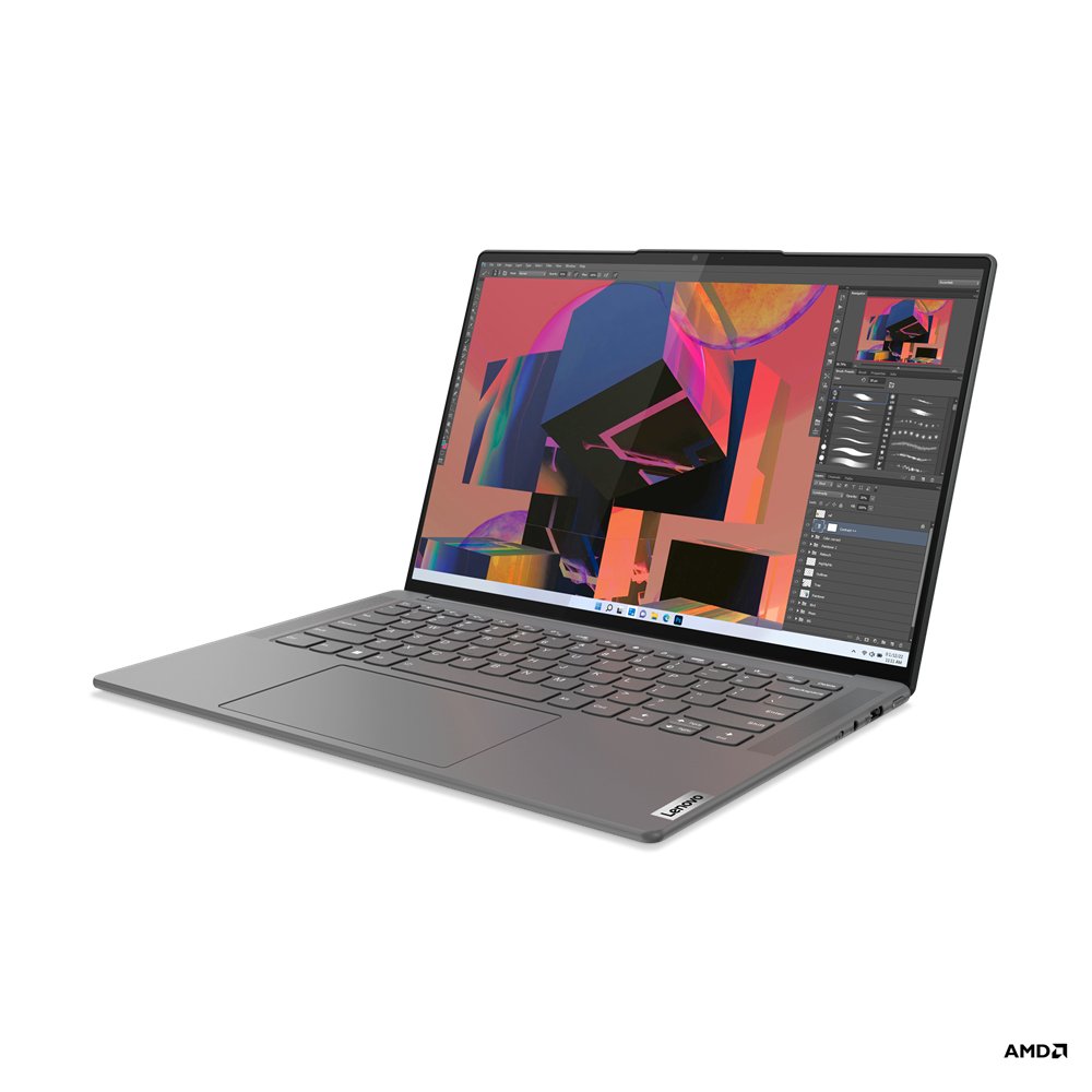 Lenovo Yoga Slim 7 ProX 14ARH7 AMD Ryzen™ 7 6800HS Laptop 36.8 cm (14.5") 3K 32 GB LPDDR5-SDRAM 512 GB SSD NVIDIA GeForce RTX 3050 Wi-Fi 6E (802.11ax) Windows 11 Home English Grey - Image 2