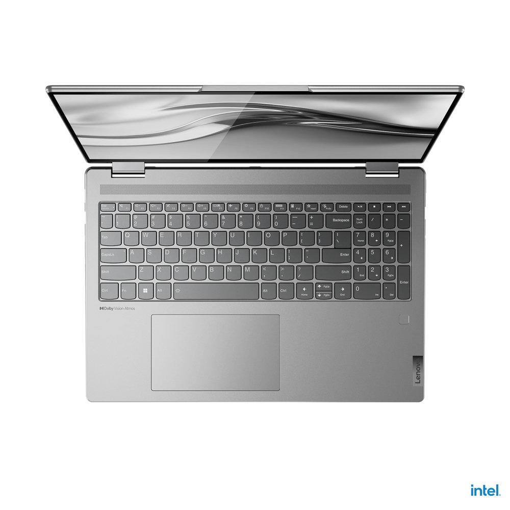 Lenovo Yoga 7 16IAP7 Intel® Core™ i5 i5-1240P Hybrid (2-in-1) 40.6 cm (16") Touchscreen WQXGA 8 GB LPDDR5-SDRAM 256 GB SSD Wi-Fi 6E (802.11ax) Windows 11 Home UK English Grey - Image 5