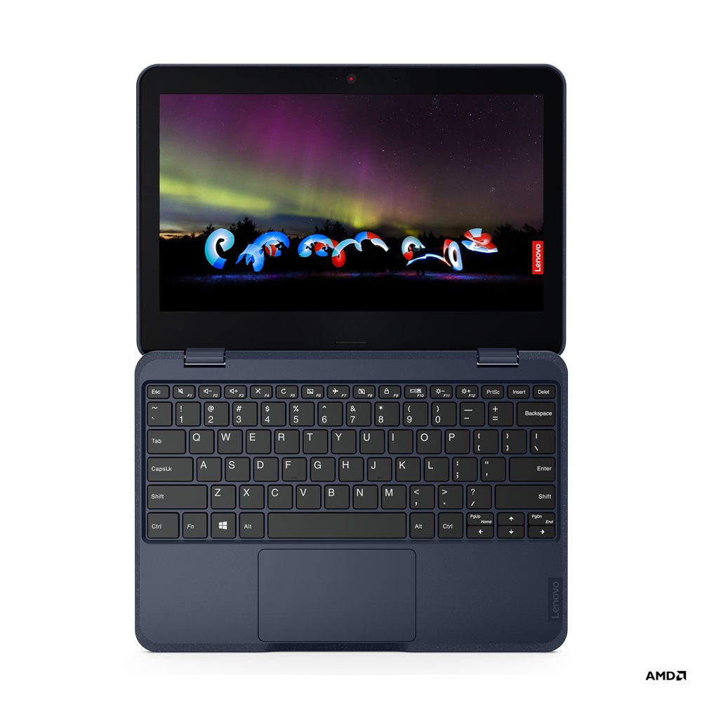 Lenovo 100w Gen 3 (AMD) 3015e Laptop 29.5 cm (11.6") HD 4 GB DDR4-SDRAM 128 GB eMMC Wi-Fi 5 (802.11ac) Windows 11 Pro UK English Blue - Image 9
