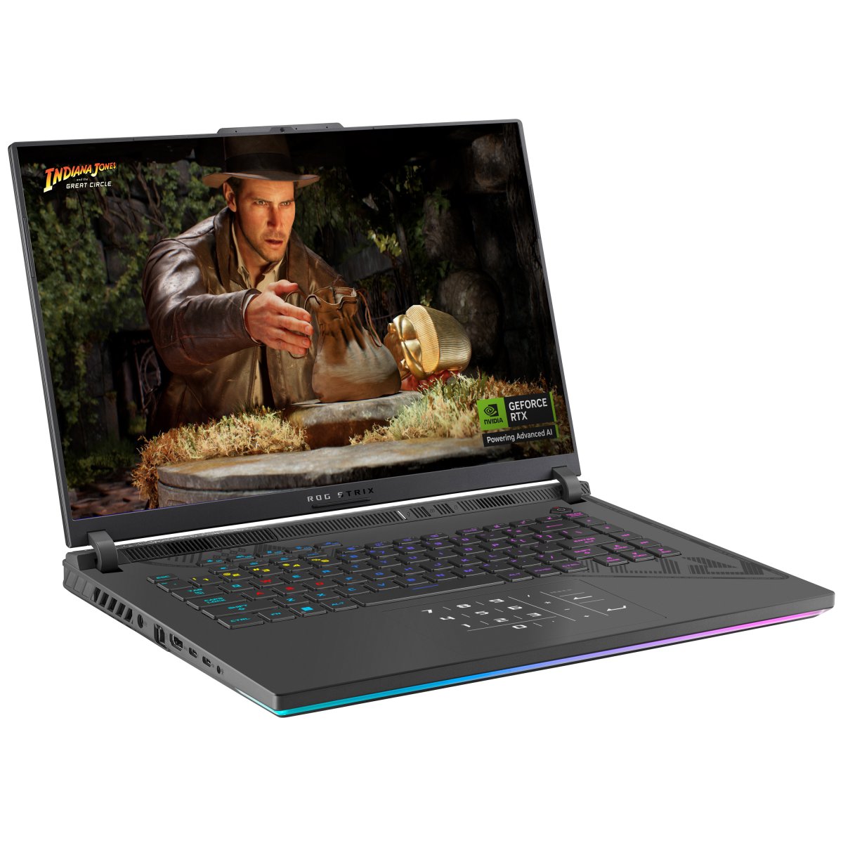 ASUS ROG Strix G16 G614PM-RV007W AMD Ryzen™ 9 8940HX Laptop 40.6 cm (16") WUXGA 16 GB DDR5-SDRAM 1 TB SSD NVIDIA GeForce RTX 5060 Wi-Fi 6E (802.11ax) Windows 11 Home Black, Grey - Image 4