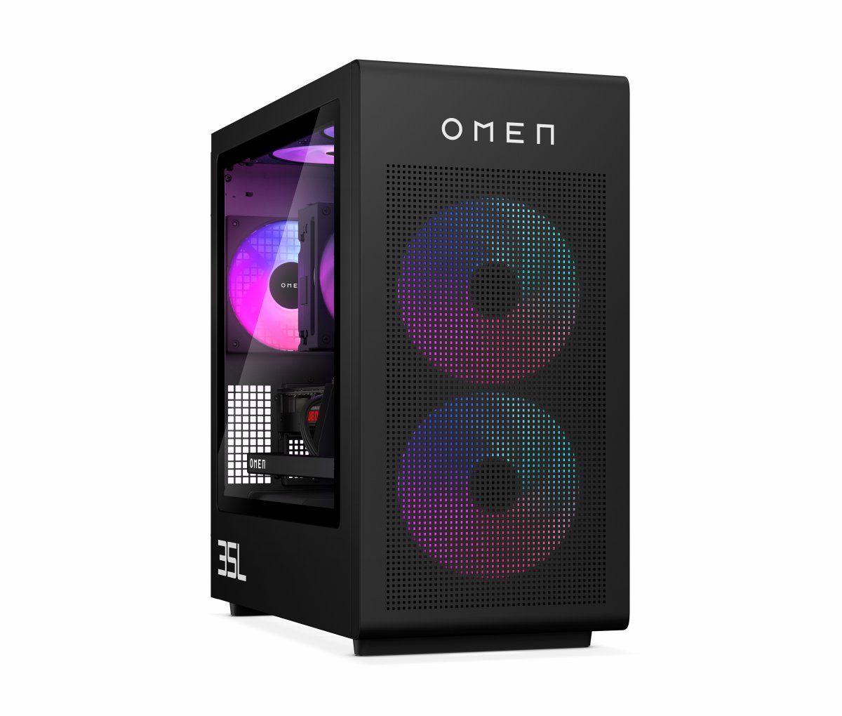 HP OMEN 35L GT16-0034na Intel Core Ultra 7 265K 32 GB DDR5-SDRAM 2 TB HDD+SSD NVIDIA GeForce RTX 5080 Windows 11 Home Tower PC AI PC Black - Image 2