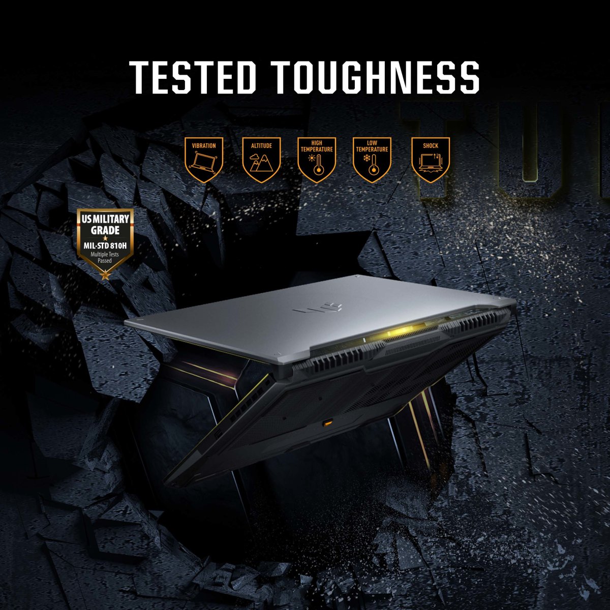 ASUS TUF Gaming F16 FX607VU-RL033W Copilot+ PC Intel® Core™ i7 i7-13620H Laptop 40.6 cm (16") WUXGA 16 GB DDR5-SDRAM 512 GB SSD NVIDIA GeForce RTX 4050 Wi-Fi 6 (802.11ax) Windows 11 Home Black, Grey - Image 17
