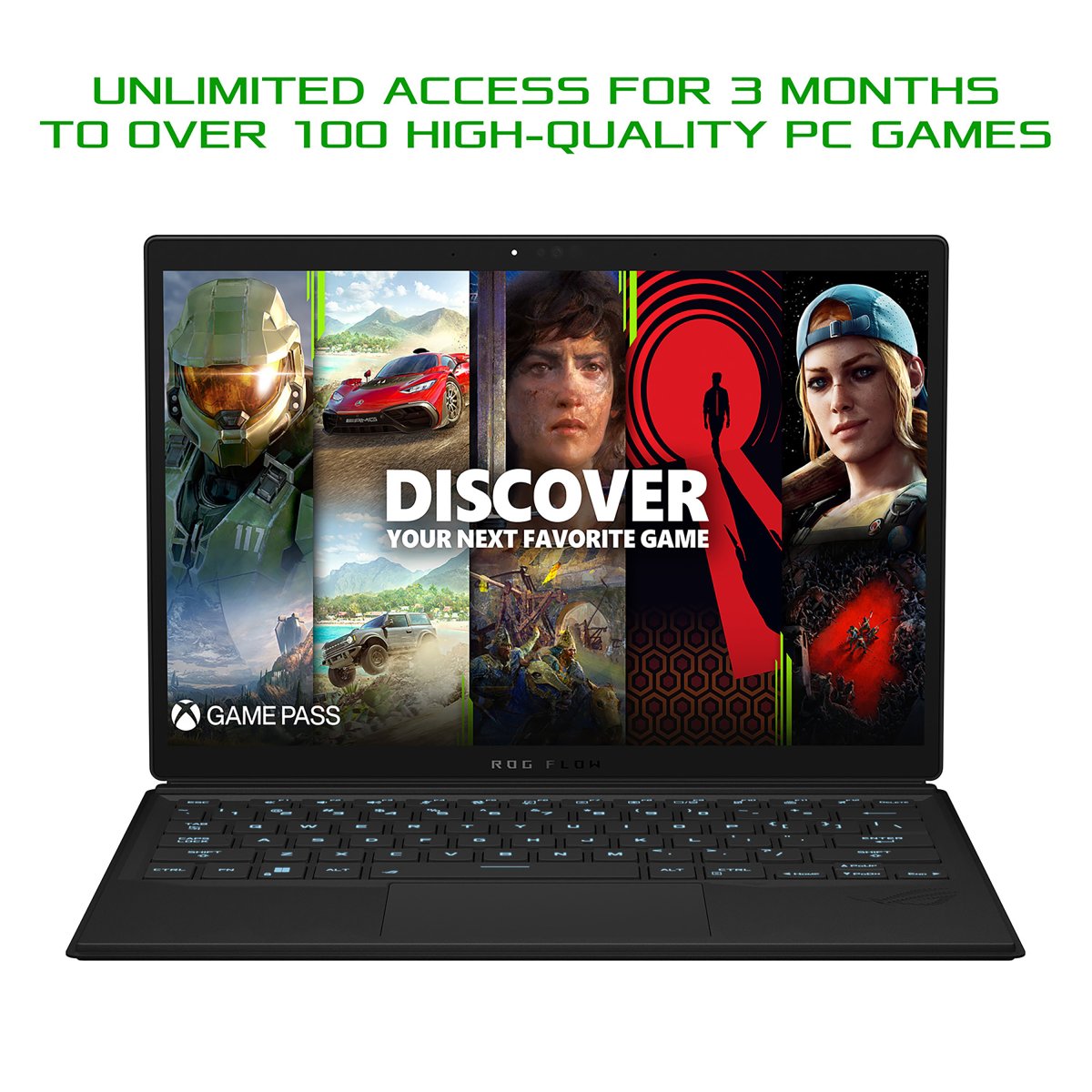 ASUS ROG Flow Z13 GZ301VU-MU001W Intel® Core™ i9 i9-13900H Hybrid (2-in-1) 34 cm (13.4") Touchscreen WQXGA 16 GB LPDDR5-SDRAM 1 TB SSD NVIDIA GeForce RTX 4050 Wi-Fi 6E (802.11ax) Windows 11 Home Black - Image 2