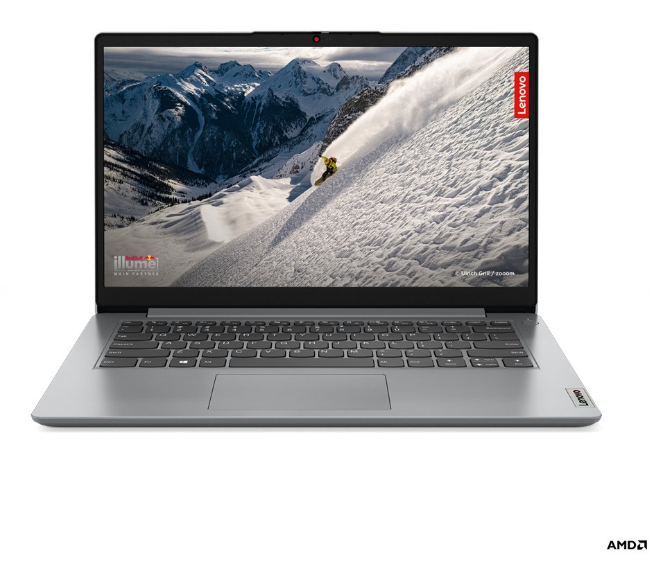 Lenovo IdeaPad 1 14ALC7 AMD Ryzen™ 3 5300U Laptop 35.6 cm (14") Full HD 4 GB DDR4-SDRAM 128 GB SSD Wi-Fi 6 (802.11ax) Windows 11 Home in S mode UK English Grey