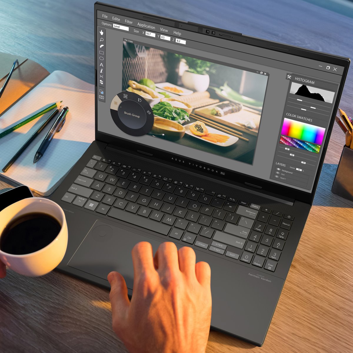 ASUS Vivobook Pro 15 OLED N6506MV-MA026W Intel Core Ultra 9 185H Laptop 39.6 cm (15.6") 3K 16 GB DDR5-SDRAM 1 TB SSD NVIDIA GeForce RTX 4060 Wi-Fi 6E (802.11ax) Windows 11 Home Grey - Image 17