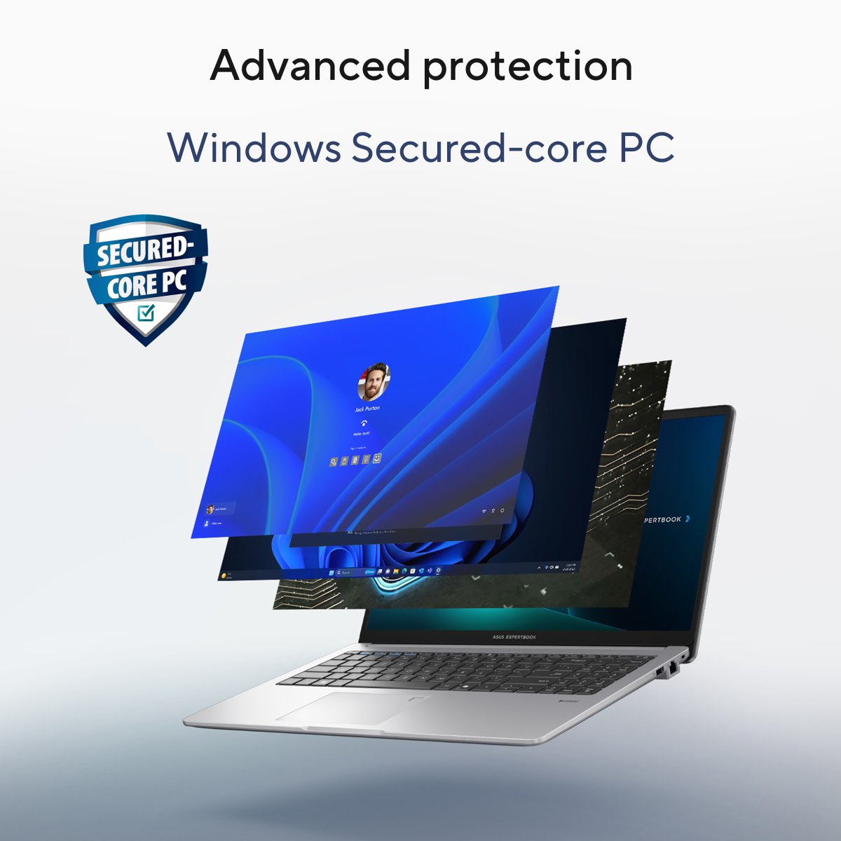 ASUS ExpertBook P1 P1503CV-i582X Intel® Core™ i5 i5-13420H Laptop 39.6 cm (15.6") Full HD 8 GB DDR5-SDRAM 256 GB SSD Wi-Fi 6 (802.11ax) Windows 11 Pro Grey - Image 13