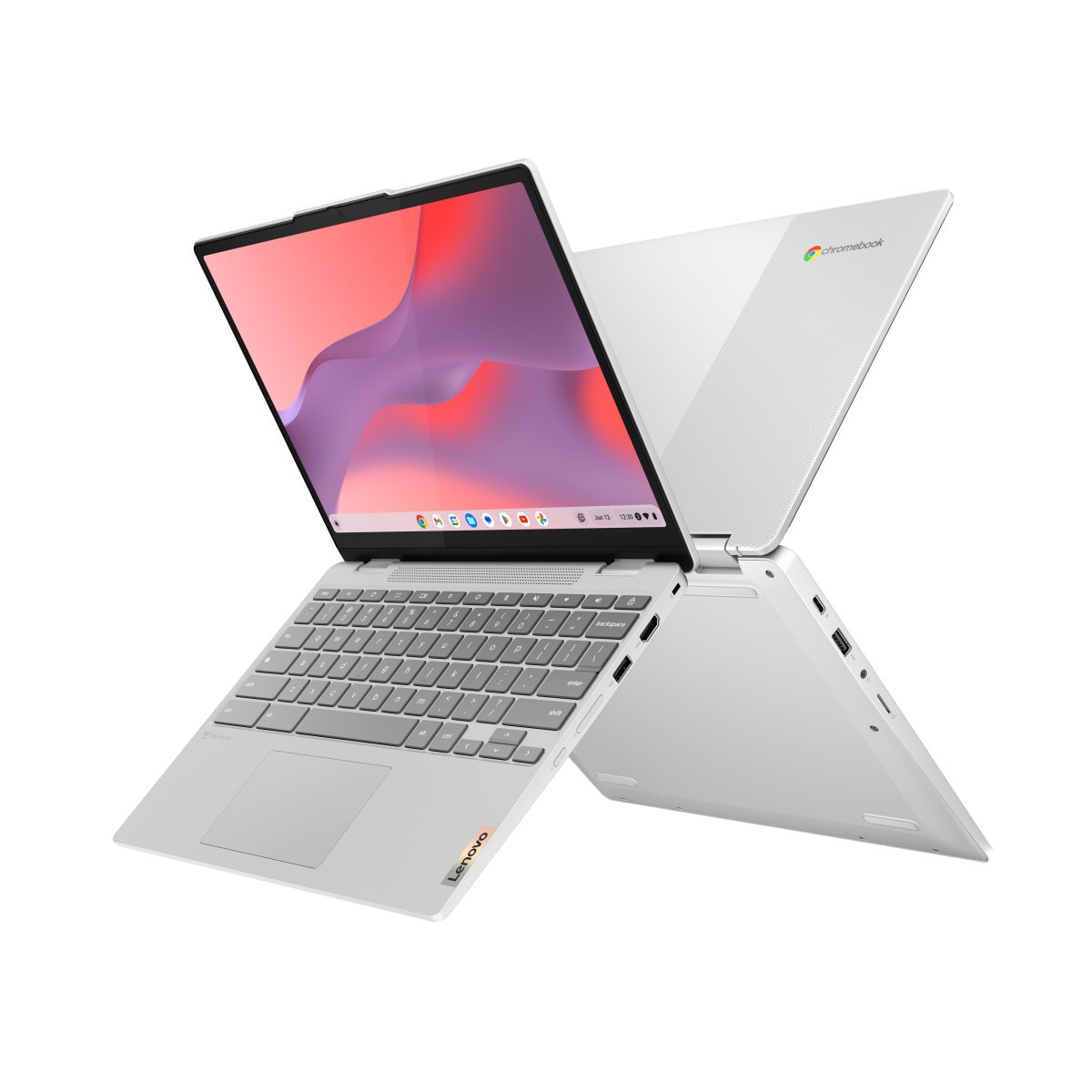 Lenovo IdeaPad Flex 3 Chrome 12IAN8 Intel® N N100 Chromebook 31 cm (12.2") Touchscreen WUXGA 8 GB LPDDR5-SDRAM 128 GB eMMC Wi-Fi 6E (802.11ax) ChromeOS UK English Grey - Image 9